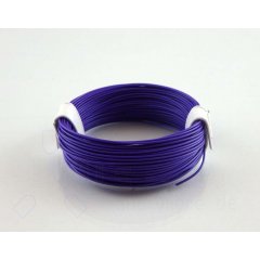 10 Meter Kabel Lila 0,04mm² flexibel (Ring)