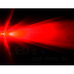Ultrahelles 5mm LED Rot 5.000 mcd 30
