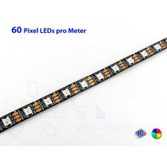 Pixel LED-Stripe RGB WS2812 400cm/240LEDs 5V steuerbar...