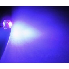 0,5 W Ultrahelles 8mm Flachkopf LED UV Schwarzlicht 140